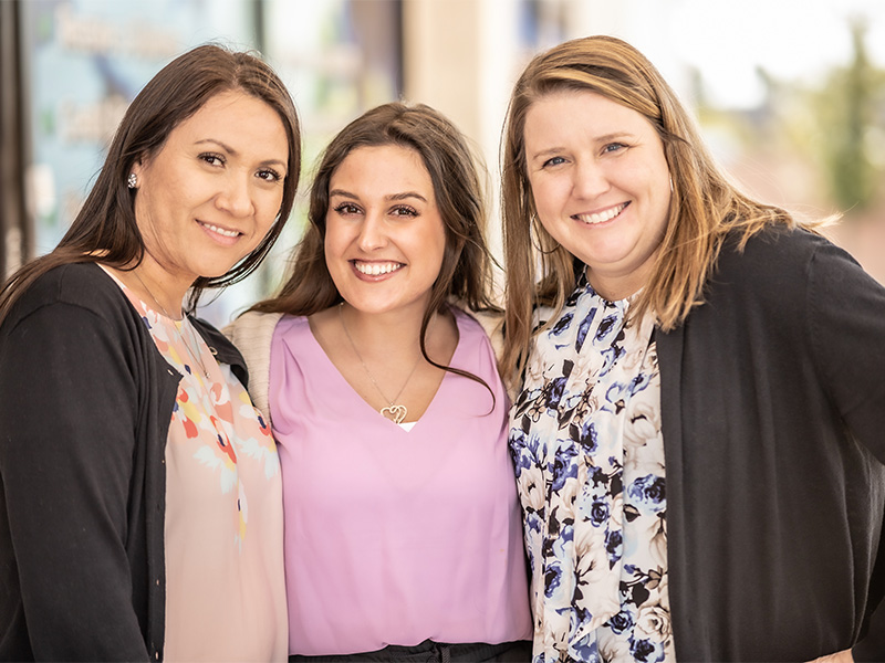 Three female teachers