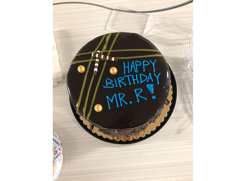 Mr r birthday cake